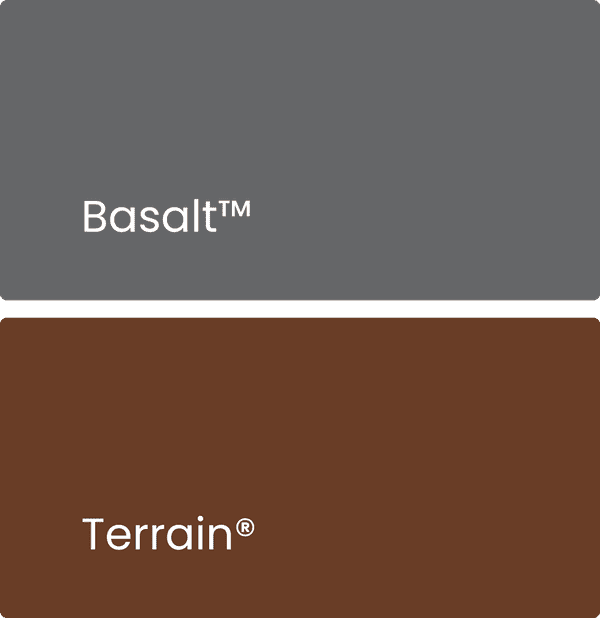 Garage door colorbond Basalt Terrain