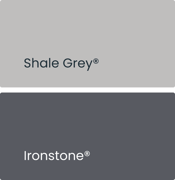 Garage door colorbond Shale Gray Ironstone