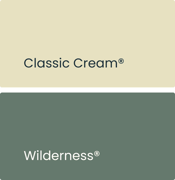 Garage door colorbond Classic Cream Wilderness