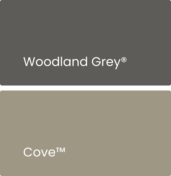 Garage door colorbond Woodland Grey Cove