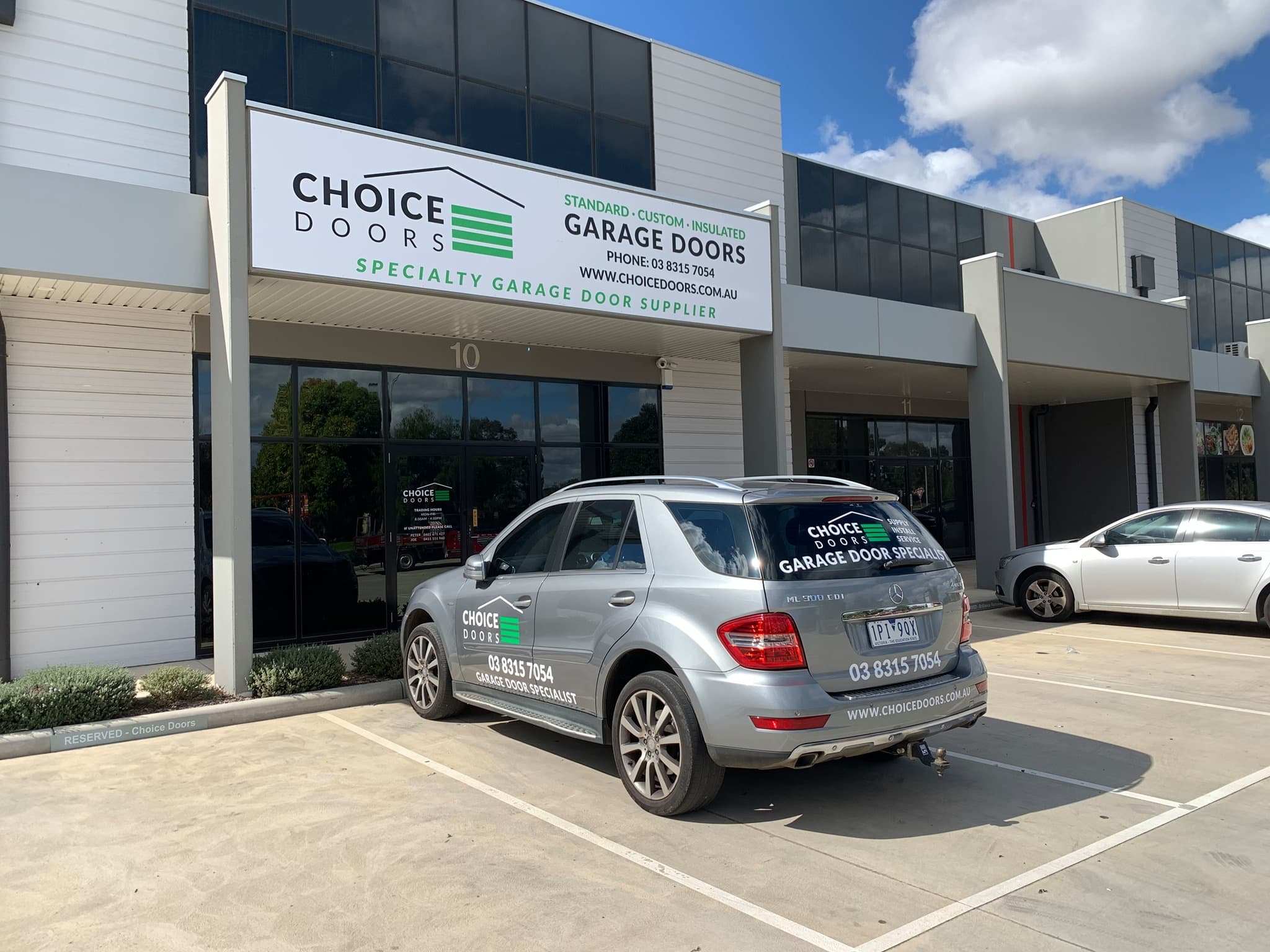 Choice Doors store front in Derrimut